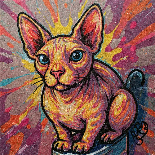 AI image of a cat