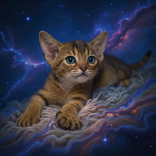 AI image of an abyssinian cat