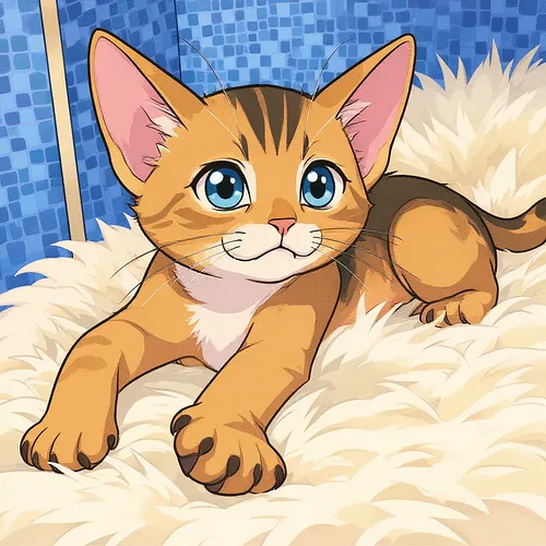AI image of an abyssinian cat