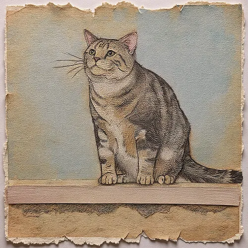 AI image of an american shorthair cat