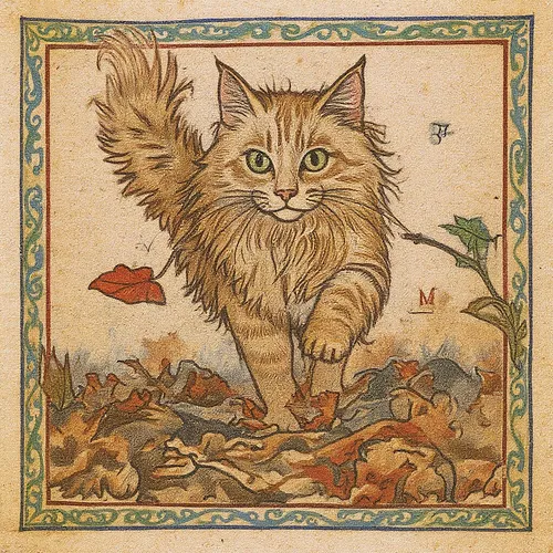 AI image of a maine coon cat