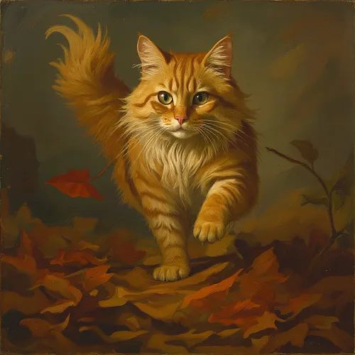 AI image of a maine coon cat