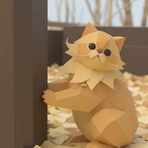 AI image of a persian cat