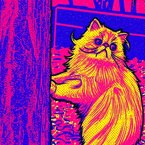 AI image of a persian cat