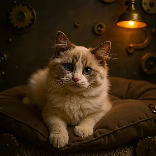 AI image of a ragdoll cat