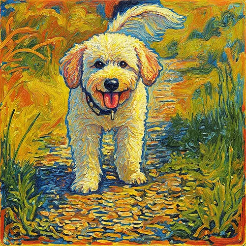 AI image of a dog