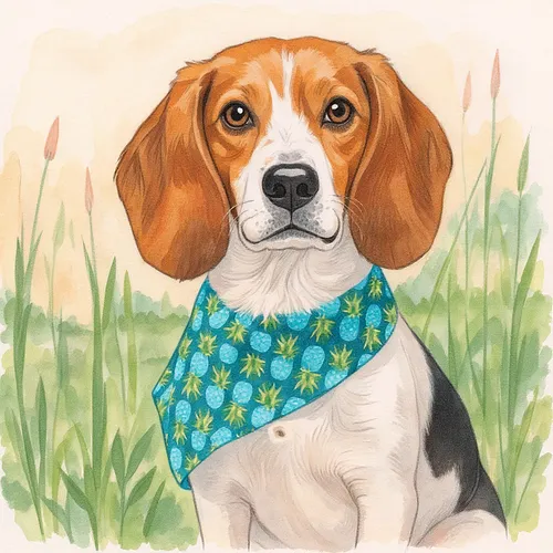 AI image of a beagle