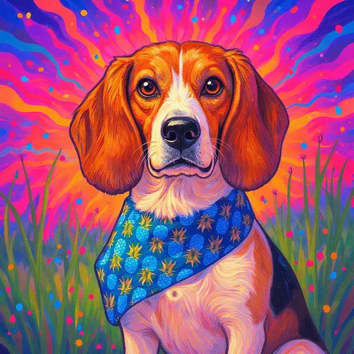 AI image of a beagle