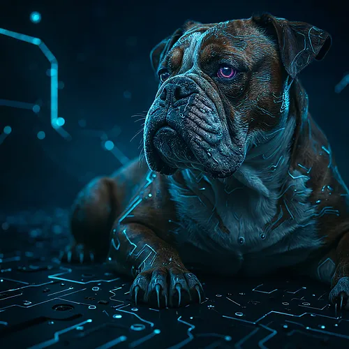 AI image of a bulldog
