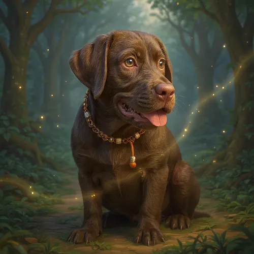 AI image of a labrador retriever