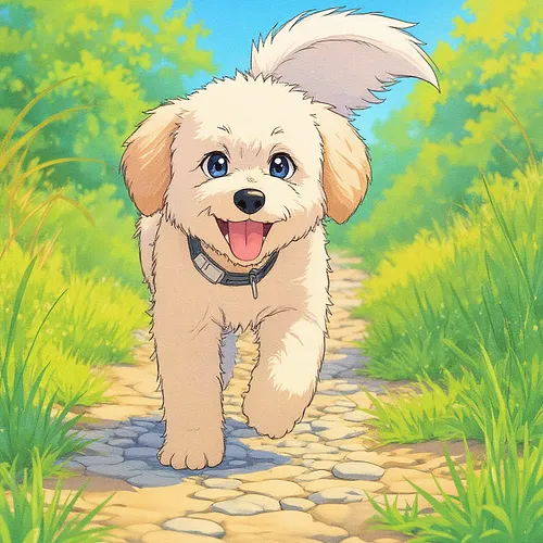 AI image of a poodle