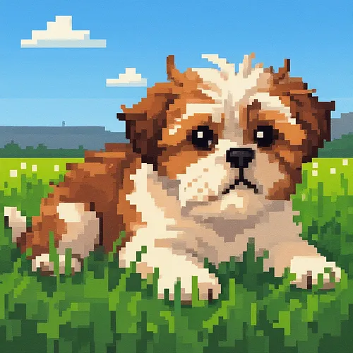 AI image of a shih tzu