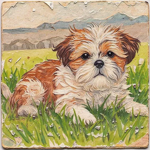 AI image of a shih tzu