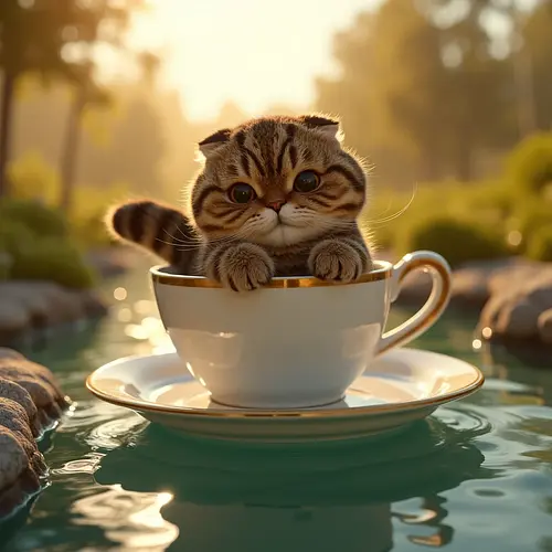 AI image of a pet in 3D render style