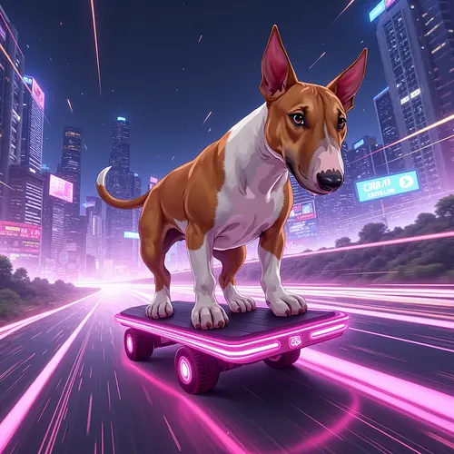 AI image of a pet in anime style