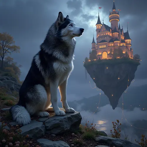 AI image of a pet in fantasy style