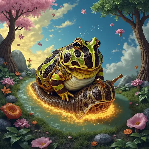 AI image of a pet in fantasy style