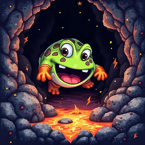 AI image of a pet in pixel art style