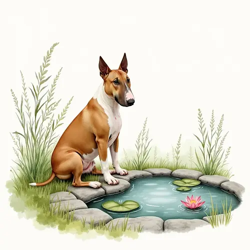 AI image of a pet in watercolor style