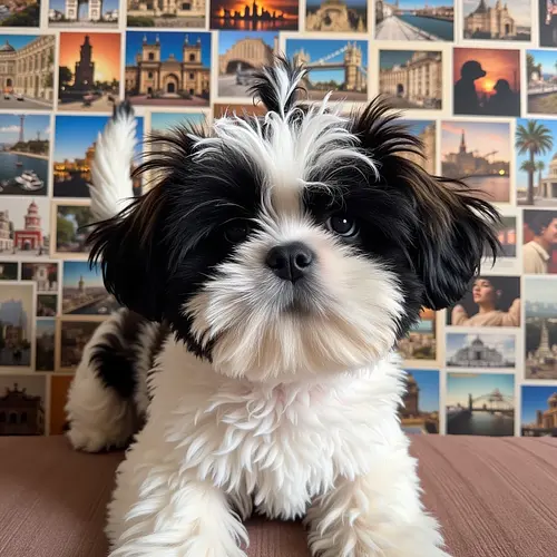AI pet image at a famous landmark