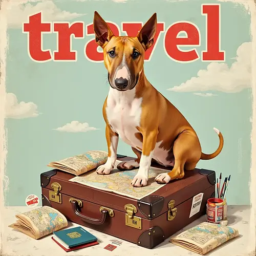 AI-generated pet image with country-themed background