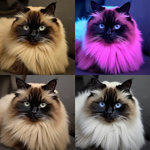 Comparison of AI pet portraits vs photo filters