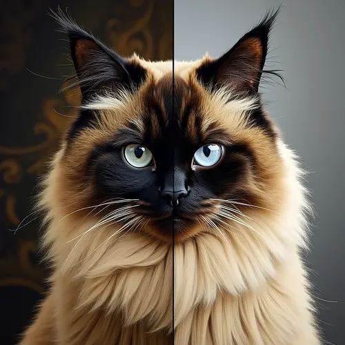 Comparison of AI vs traditional pet portraits