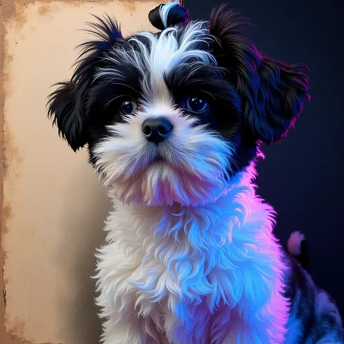Comparison of AI vs traditional pet portraits