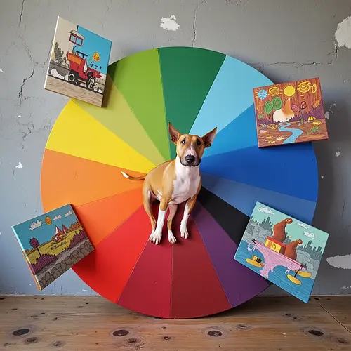 Different pet portrait styles comparison