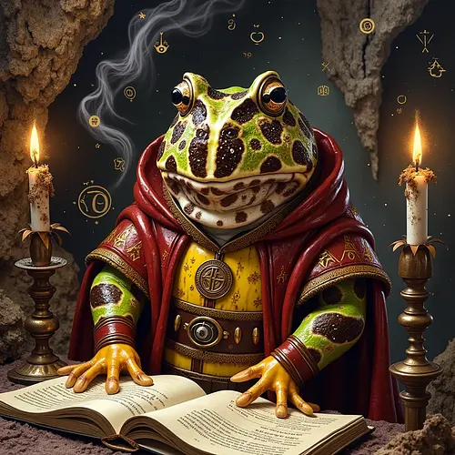 AI-generated pet in wizard costume