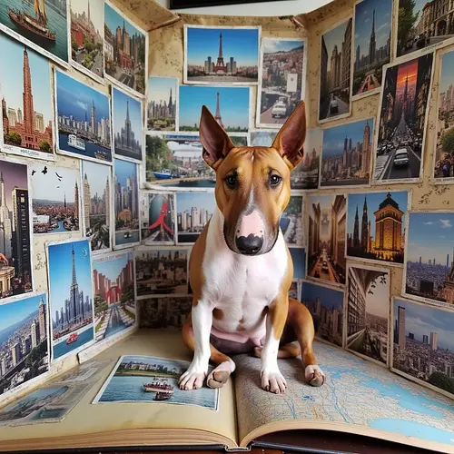 AI-generated pet image with city landmark background