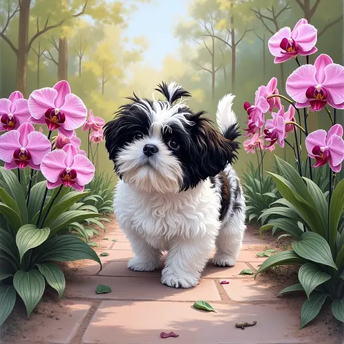 AI-generated pet image with Atlanta skyline