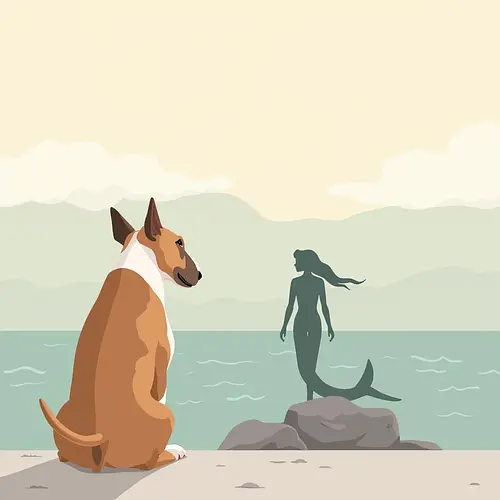 AI-generated pet image with Copenhagen harbor