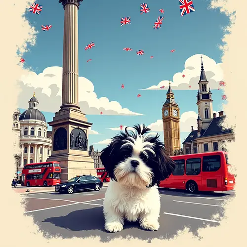 AI-generated pet image with Tower Bridge