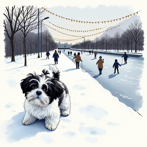 AI-generated pet image with Ottawa Parliament backdrop