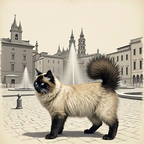 AI-generated pet image with the Colosseum
