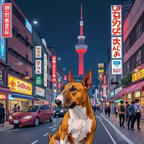 AI-generated pet image at Gyeongbokgung Palace