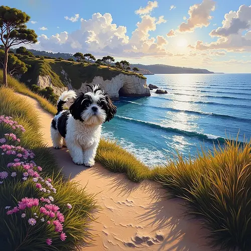 AI-generated pet image with Sydney Opera House