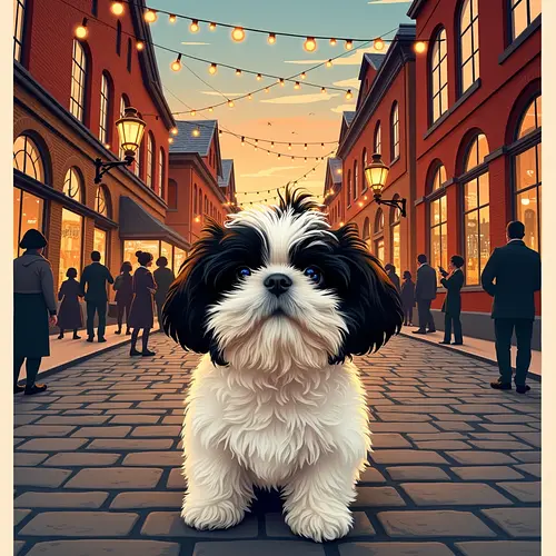 AI-generated pet image with CN Tower