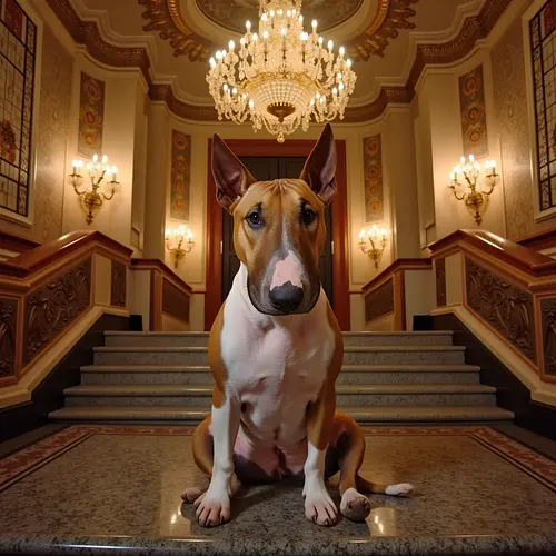 AI-generated pet image at Schönbrunn Palace