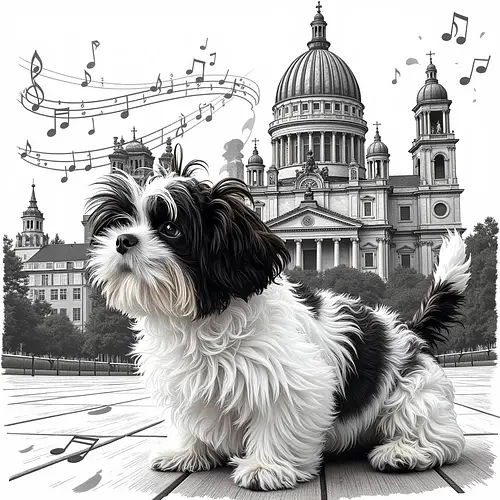 AI-generated pet image at Schönbrunn Palace