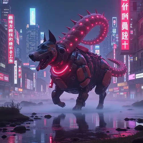AI-generated kraken pet portrait