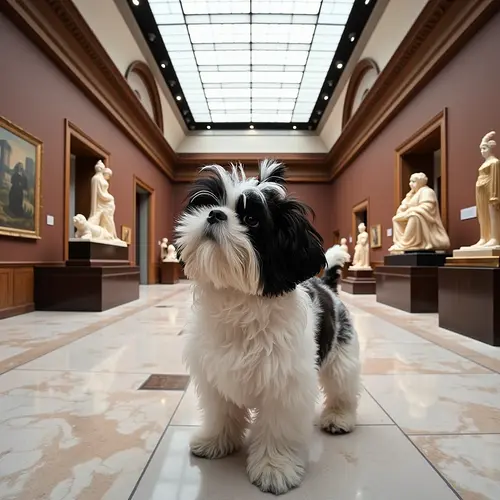 AI image of a pet in a historical setting