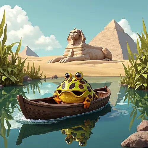 AI image of a pet in Ancient Egypt