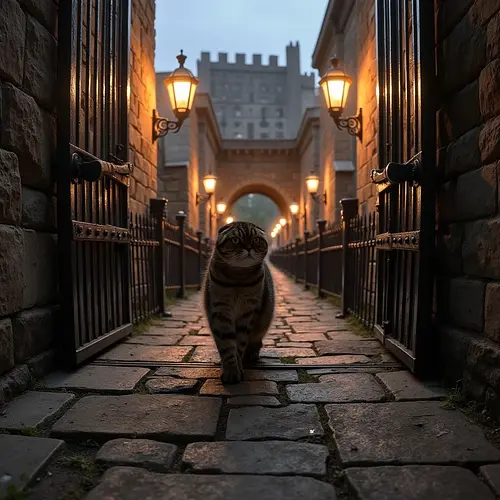AI image of a pet in Medieval Europe