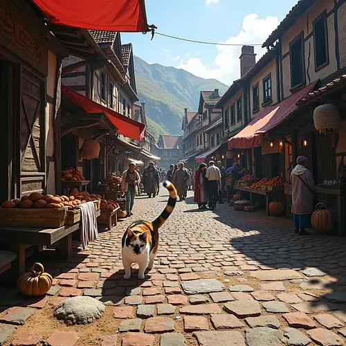AI image of a pet in Medieval Europe