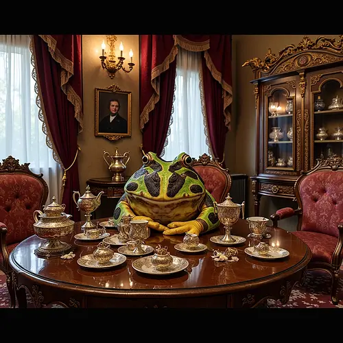 AI image of a pet in Victorian London