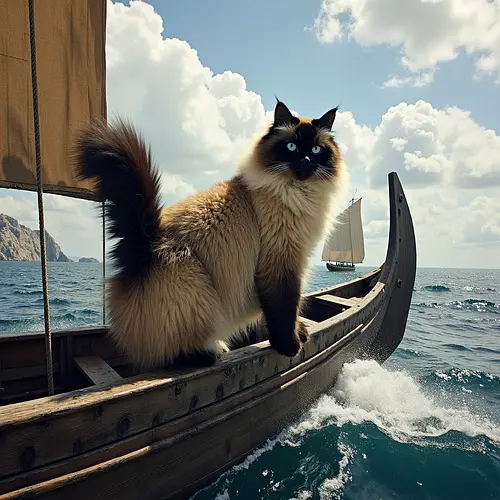 AI image of a pet in Viking Age