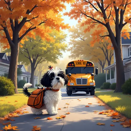 AI pet image for the first day of school
