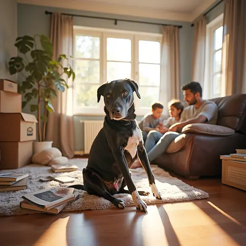 AI pet image with a new house theme